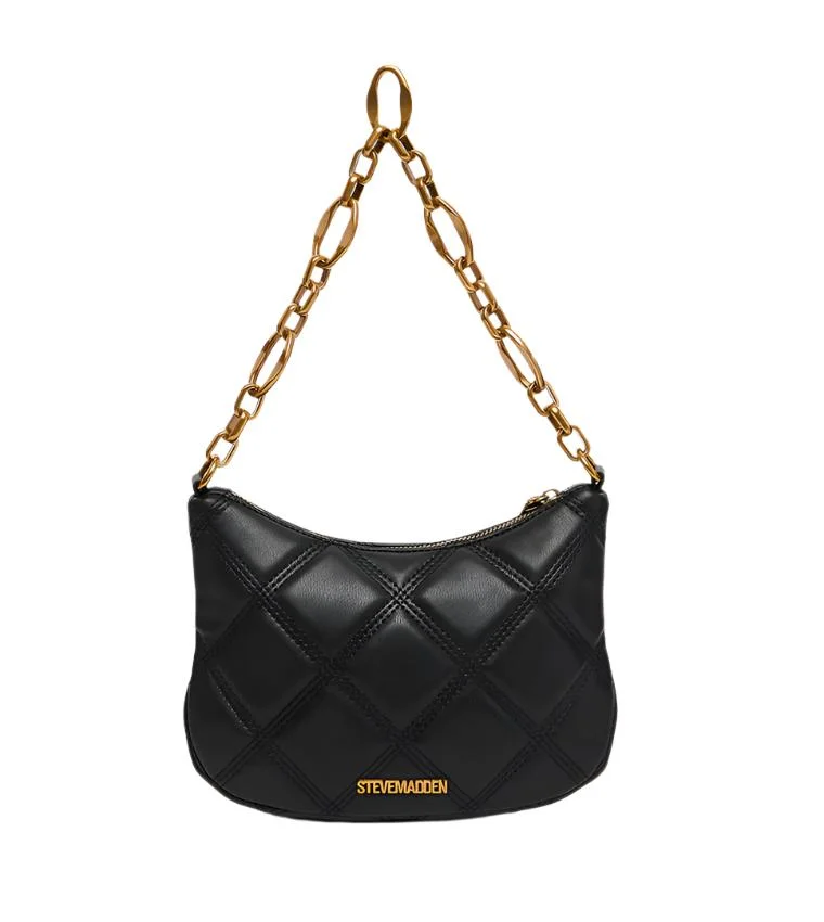 ستيف مادن Steve madden aura gold/black crossbody bag